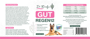 Dr Brady's Gut Regen12 - For chronic gut issues in dogs