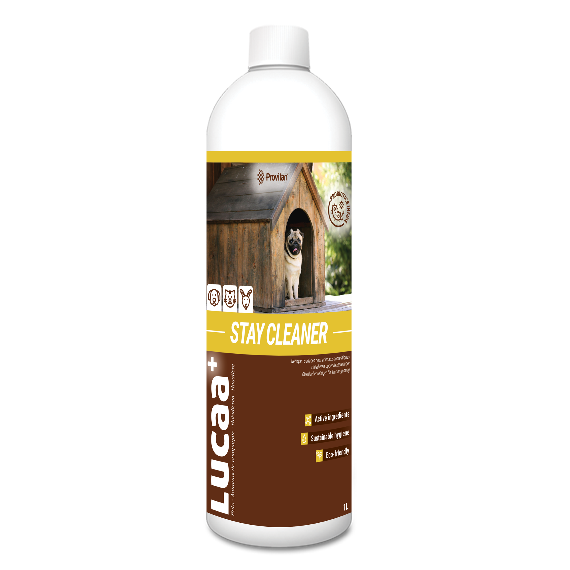Nettoyant probiotique pour chenil - concentré 1L